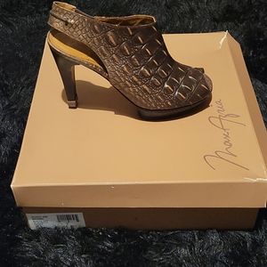 BCBG Max Azria croc slingback
